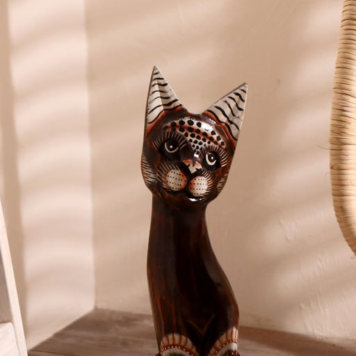 Сувенир «Кошка», 60 см, дерево