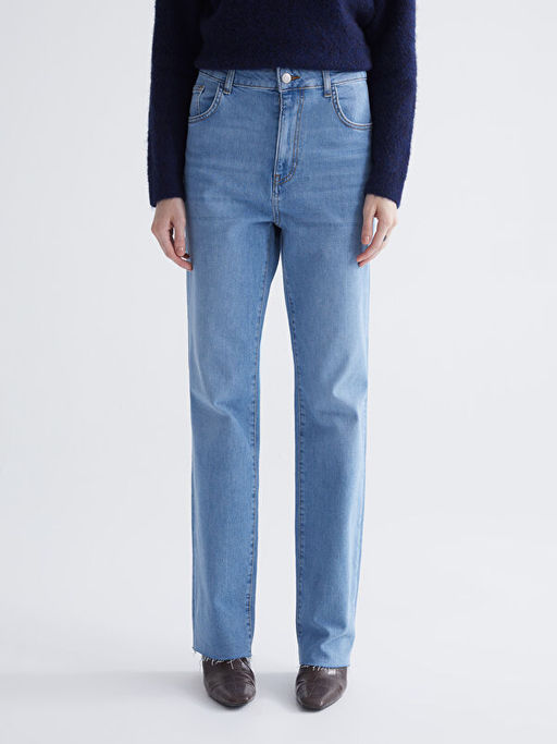 Slim Fit Kad?n Jean Pantolon