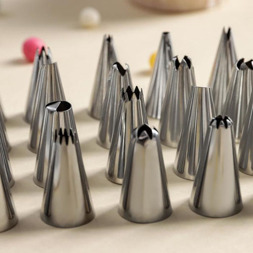 Набор кондитерский, 28 предметов: 24 насадки, 3 адаптера, набор кондитерских мешков 50 шт - Simaland фото 4