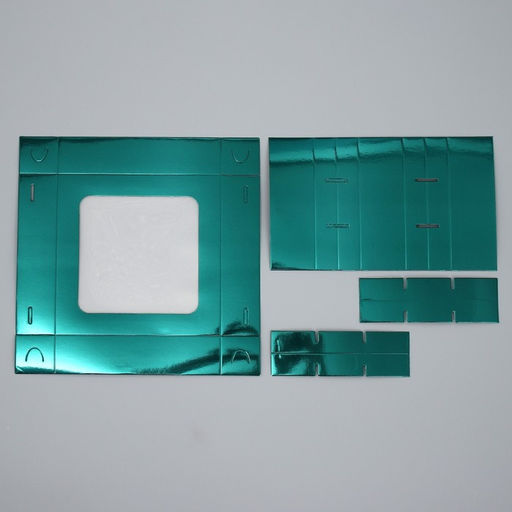 Цена за 5 шт. Коробка для конфет, кондитерская упаковка, 9 ячеек, «Изумрудная», 14.7×14.7×3.5 см