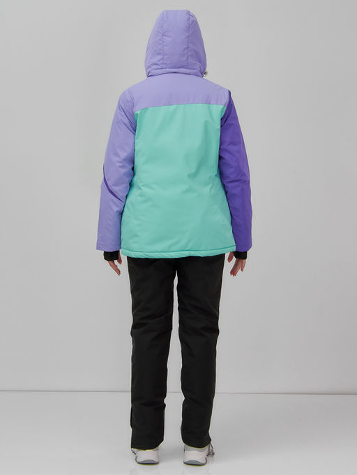 Горнолыжный костюм женский зимний бирюзового цвета 016Br - Chunmai фото 12