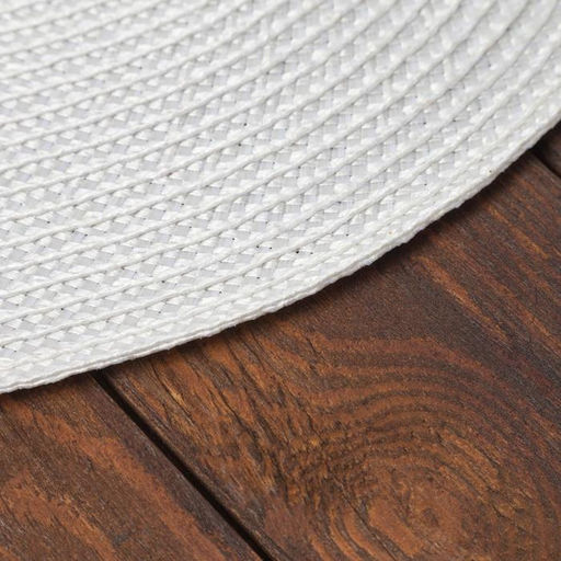 Салфетка сервировочная «Доляна. Овал», белая, 45×30 см