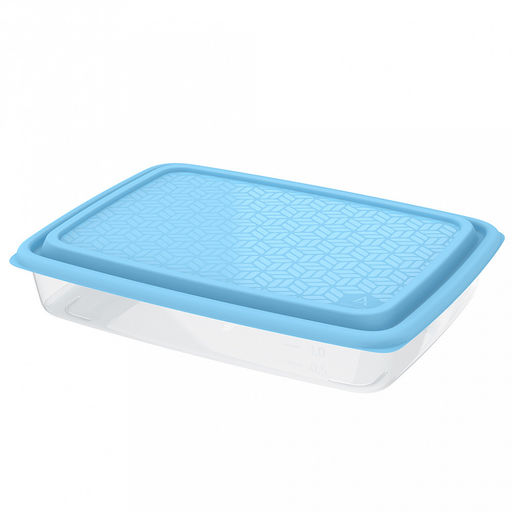 Контейнер для продуктов Гурман 1,8л, 26,6х19,8х5,2см, полипропилен, подходит для СВЧ и заморозки (Россия)