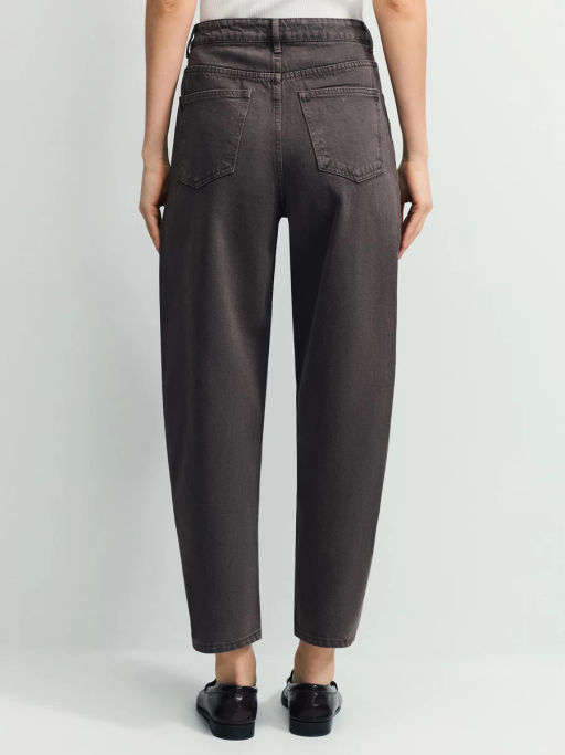 Джинсы barrel с высокой посадкой / Zarina  фото 4