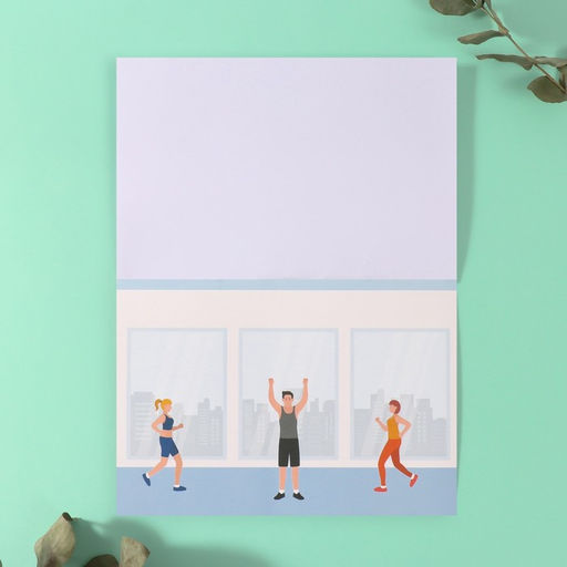 Наклейки в книжке «Спортик», 3 фона, 20.7×14.2 см