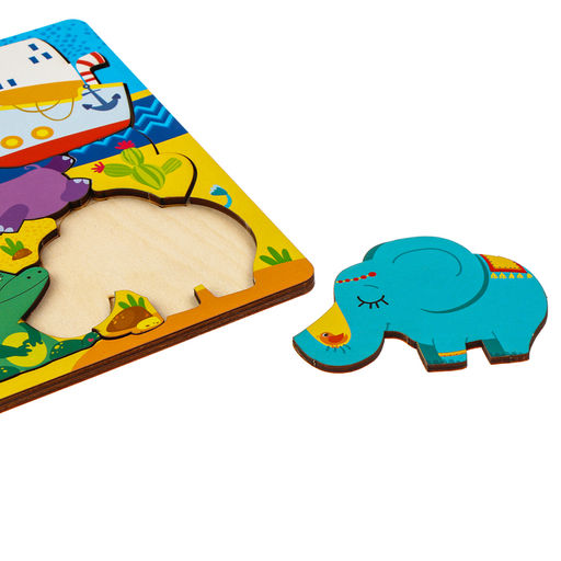 Рамка - вкладыш «Джунгли зовут», 19 деталей