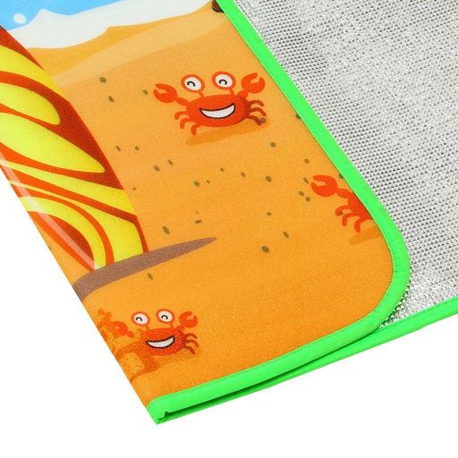 Игровой коврик для детей «Пляж» на фольгированной основе, 177×145 см