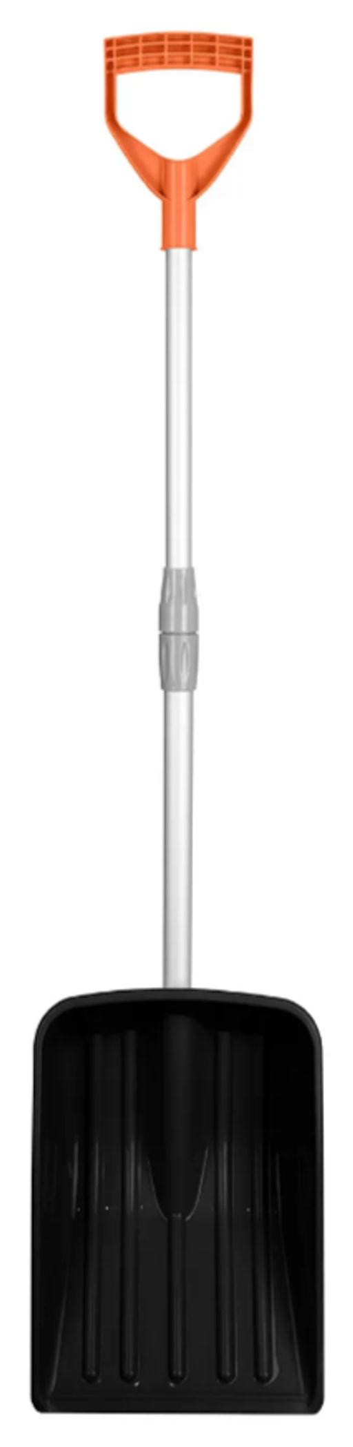 Лопата снеговая "Saturn" с телескопическим черенком для автомобиля, Max 114см (оранж.)221404105/02