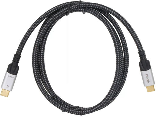 Кабель USB4 Type-C (M) - Type-C (M), 2 м, PD 240Вт, "VCOM" (CU-560-2M)