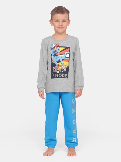 CRB wear/CSKB 50079-11 Комплект для мальчика (джемпер, брюки),светло-серый меланж/Ex.Cherubino  фото 2