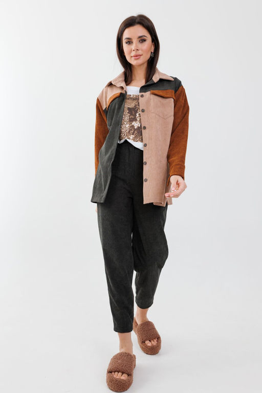 Рубашка ANELLI 1748 Оттенки леса  фото 9