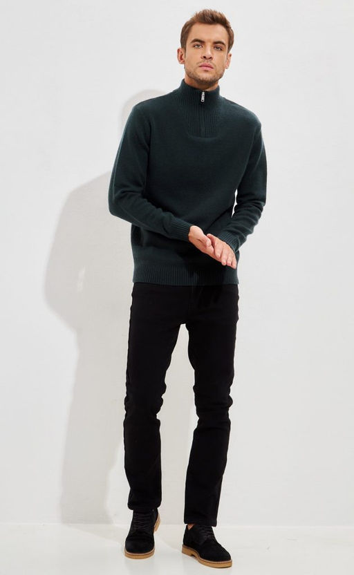 Джемпер F321-15256 d.green - Fine joyce фото 7