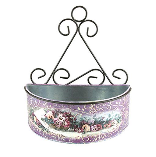 Заготовка для декорирования Love2art MG-009 кашпо оцинкованный металл 24 х 11 х 10 см СК/Распродажа 24х11х10настенное фото 5