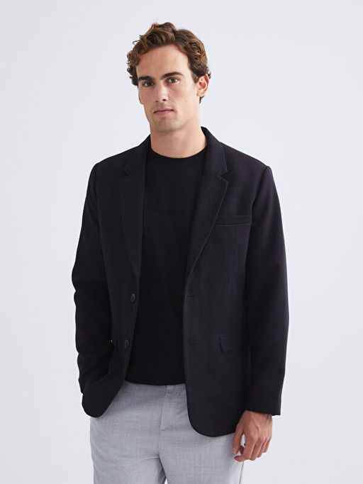 Dar Kal?p Erkek Blazer Ceket