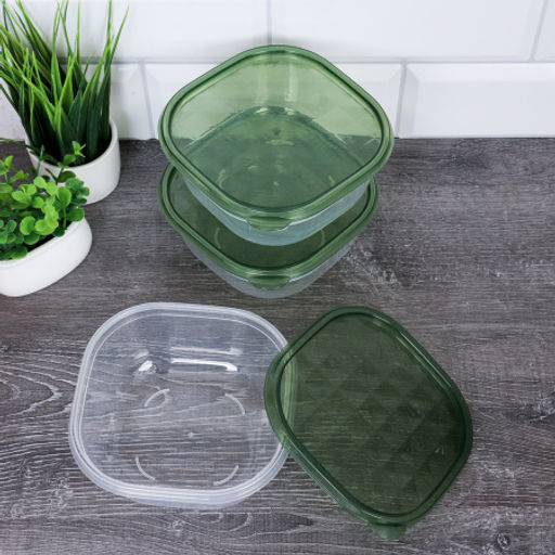 Салатник круглый 3 штуки набор 12,5x4 см / P8 /уп 126/ - ГалеонТрейд фото 6