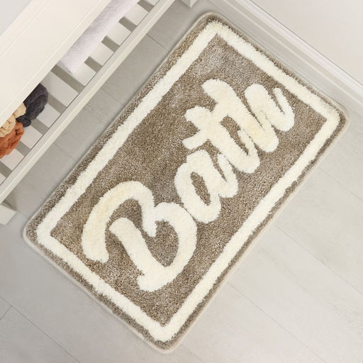 Коврик для ванной и туалета SAVANNA Bath, 50?80 см, бежевый  фото 6