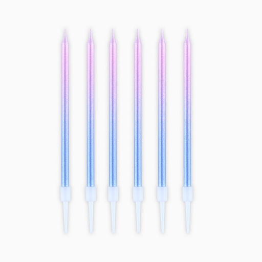 Цена за 2 шт. Свечи для торта Make a wish, 6 шт., 13×0.5 см