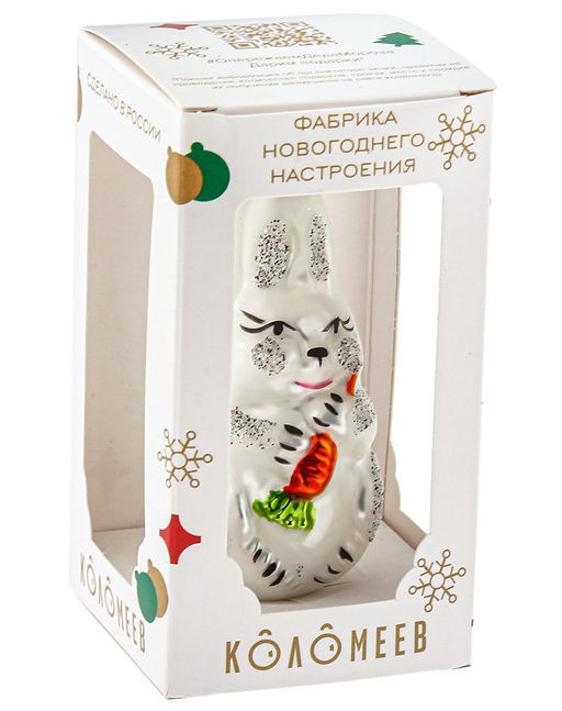 Елочное украшение Зайчик Ф108/П - Коломеев фото 3