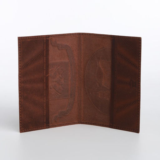 Обложка для паспорта, цвет коричневый - Simaland фото 6