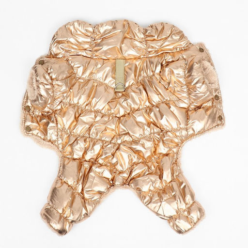 Комбинезон Блеск, размер XS (ДС 19 см, ОГ 28, ОШ 19 см, до 3 кг), золотой - Simaland фото 8