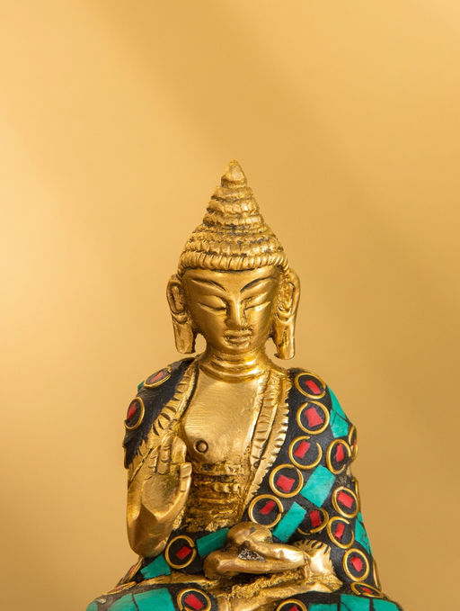 Сувенир «Будда», 8×6×11.5 см, латунь