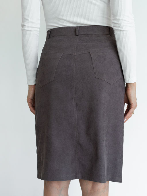 вельветовая юбка на подкладке - Трика фото 6