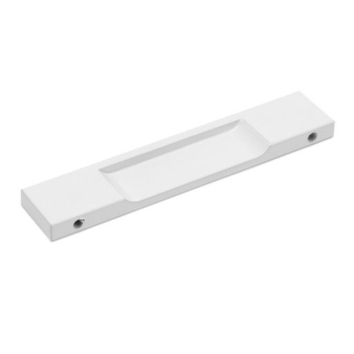 Ручка профильная мебельная торцевая CAPPIO RP101WH, м/о 96 мм, белая, 4 шт.