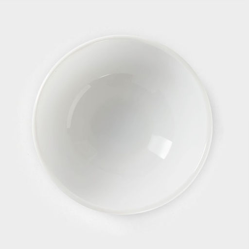 Салатники Avvir Дива, набор 7 шт.: 6 шт.: d=11 см, 1 шт.: d=20 см, стеклокерамика, белые