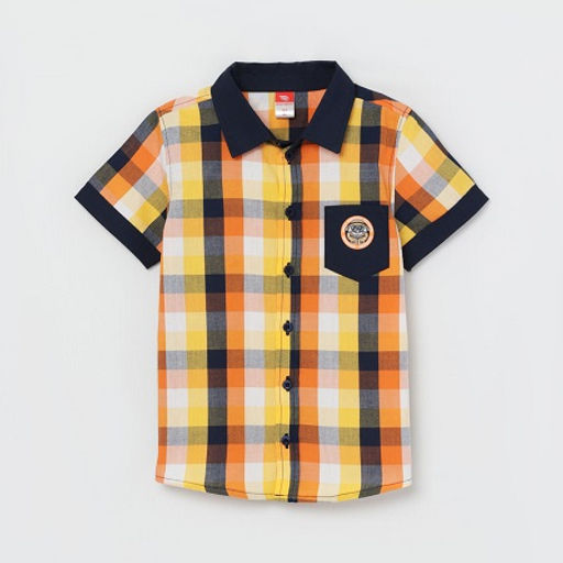 CRB wear/CSKB 62684-30-269 Рубашка для мальчика, желтый/Ex.Cherubino  фото 3