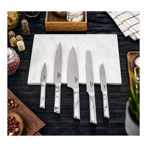 Нож для хлеба Walmer Marble 18 см, цвет стальной  фото 4