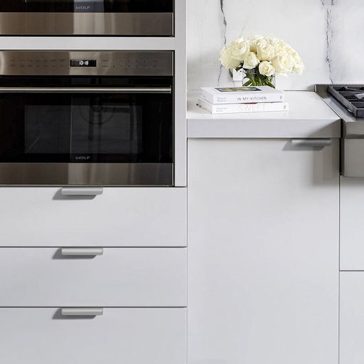 Цена за 2 шт. Ручка торцевая CAPPIO RT002, L=120 мм, м/о 96 мм, цвет серый