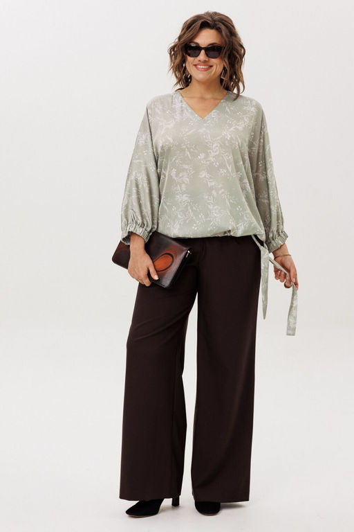 Блуза ANELLI 1662 Нефритовый свет  фото 4