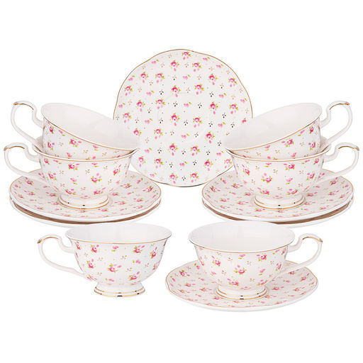 ЧАЙНЫЙ НАБОР LEFARD SONNET IN ROSES НА 6 ПЕР. 12 ПР. 270 МЛ