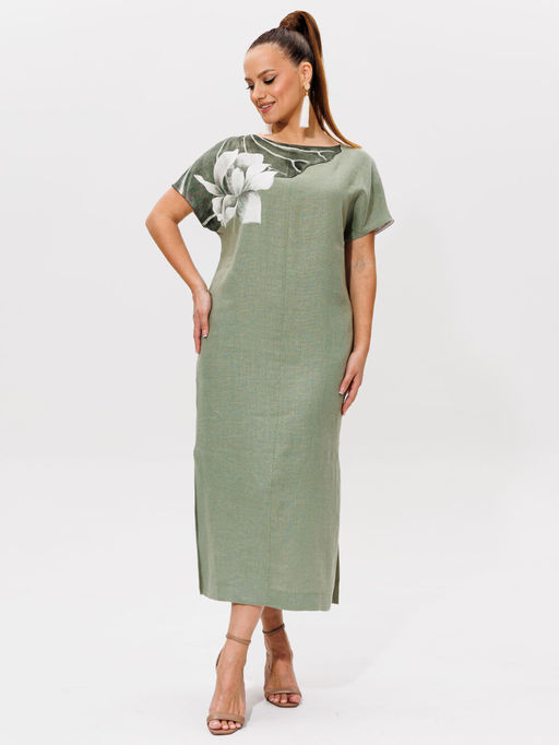 Платье Galean Style 974 хаки