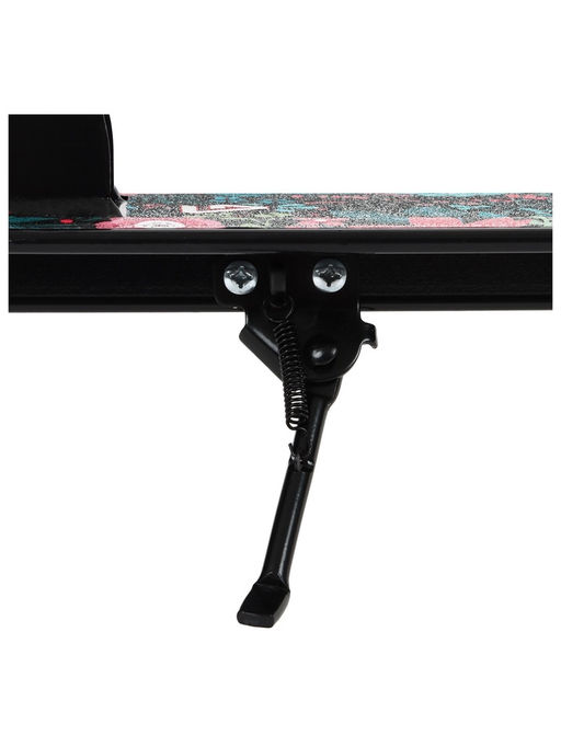 Самокат GRAFFITI, складной, колёса PU 200 мм, ABEC 7, цвет чёрный