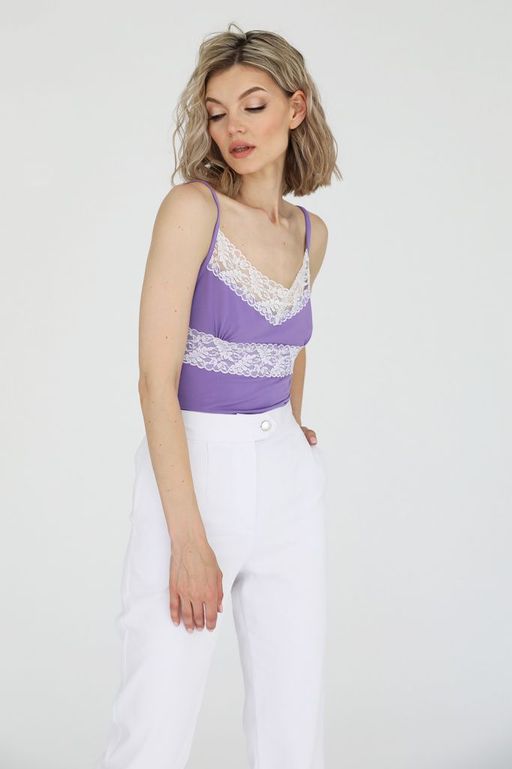 Топ с кружевом