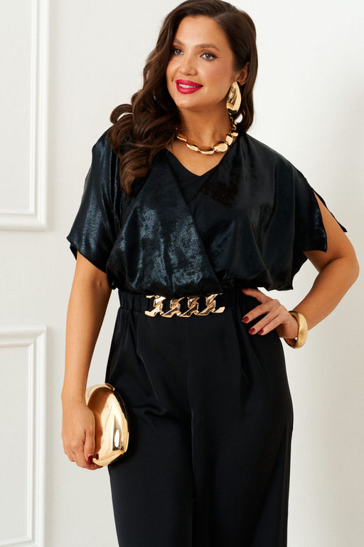 Комбинезон Beautiful Free 6391 черный-бархатный