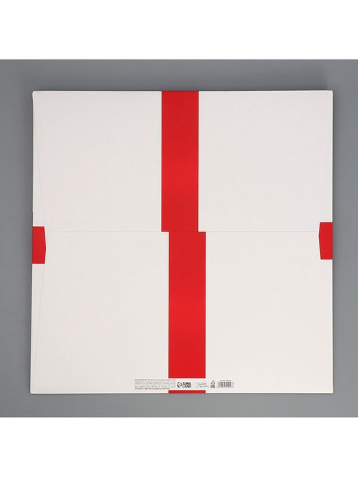 Пакет квадратный Red, 40 40 40 см - Дарите счастье фото 7