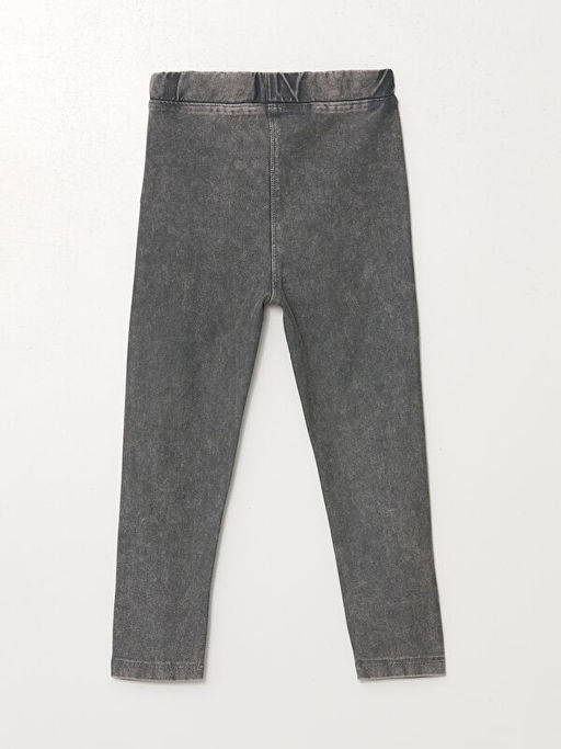 Beli Lastikli Basic K?z ?ocuk Tayt Pantolon