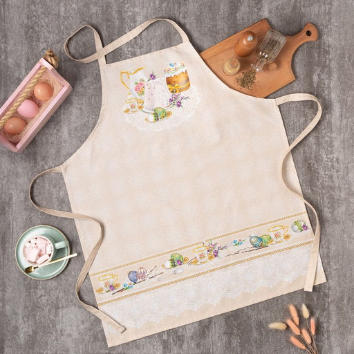 Фартук Этель Пасхальные куличи 60х70 см, 100% хл, саржа 190 гр/м2  фото 7