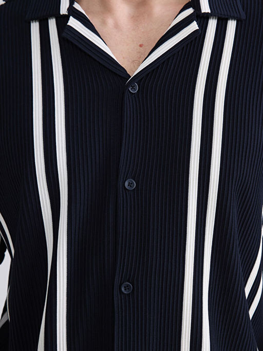 Regular Fit ?izgili Erkek G?mlek