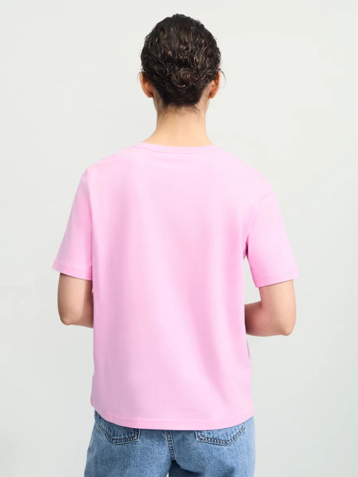 Базовая футболка из хлопка / Zarina фото 6