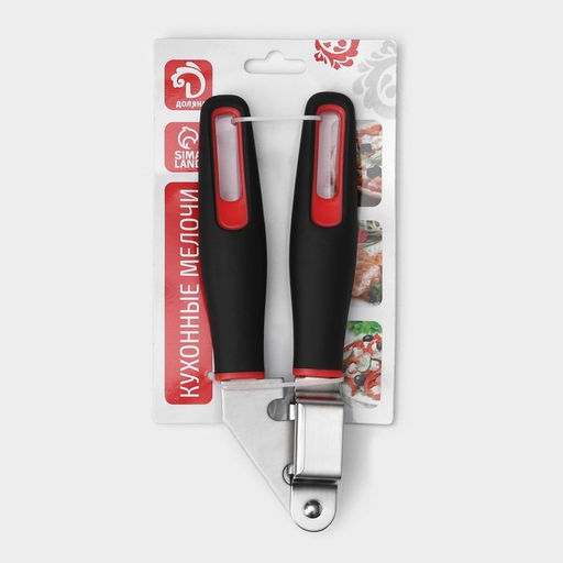 Пресс для чеснока Доляна Digma, 21 см, нержавеющая сталь, чёрный  фото 11