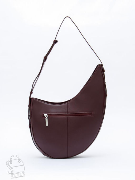 Сумка женская кожаная 1032M wine red Polina&Eiterou  в Новосибирске