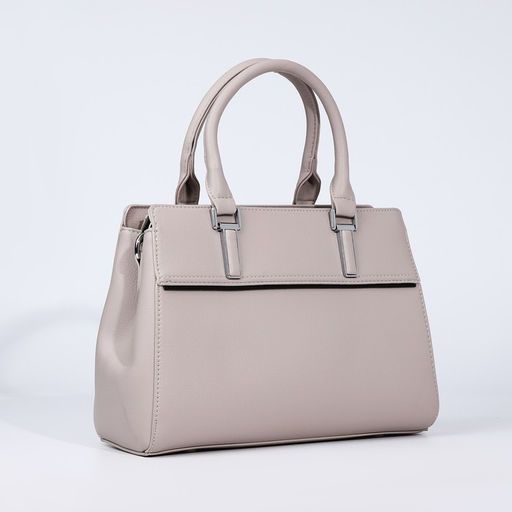 Сумка-тоут на молнии, наружный карман, цвет бежевый - Simaland фото 3