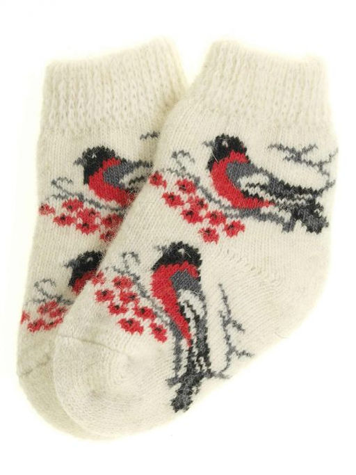 Носки детские "Снегири на рябине" 6235-3