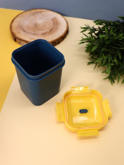 Набор ланчбоксов в термосумке "Big lunch", синий, 2 яруса, 4 отделения (1400 мл)