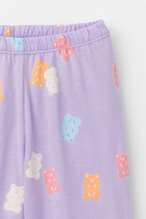 КР 4074/пастельно-лиловый,мишки к459 бриджи для дев - Crockid фото 7