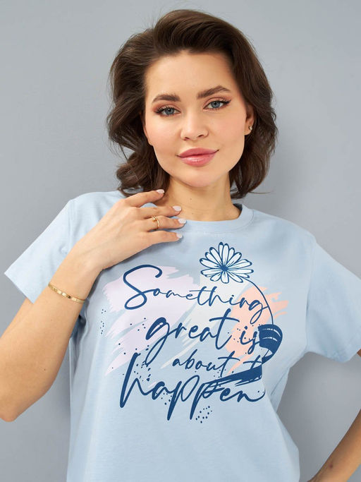 Футболка женская _ 12722/Something - F5 фото 7