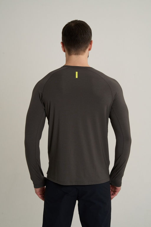 Лонгслив Коричневый ANTA RUNNING LS Tee  фото 4